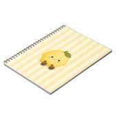 Cahier Mignon Kawaii Citron (Côté gauche)