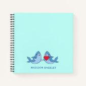 Cahier Mignon Kawaii de Shark Kid (Devant)