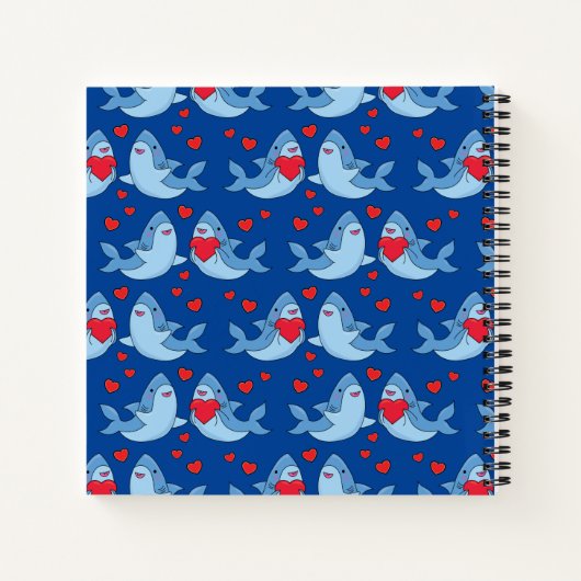 Cahier Mignon Kawaii de Shark Kid (Dos)