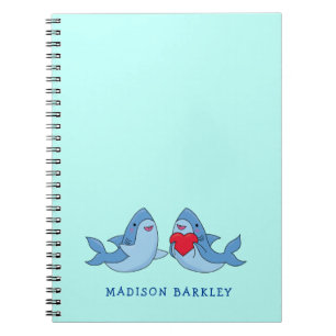 Cahier Mignon Kawaii Enfant Requin