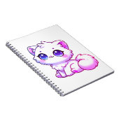 Cahier Mignon Kawaii Pelucheux de Chat (Côté Droit)