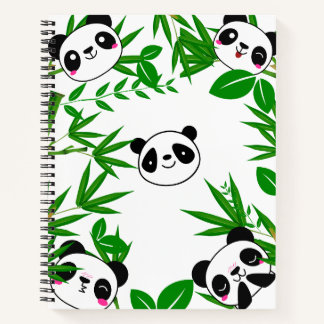 Cahier Mignon Panda pour Enfants