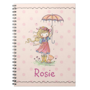 Cahier mignon pour petite fille Ajoutez votre nom