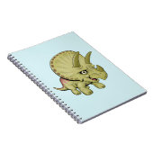 Cahier mignon Triceratops (Côté Droit)