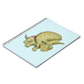 Cahier mignon Triceratops (Côté gauche)