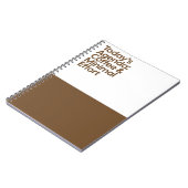 Cahier Minimal Effort Café (Côté gauche)