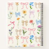 Cahier Minimal Floral Classe Élégant (Dos)