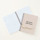 Cahier Minimaliste Rose Pâle Or (Intérieur)