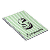 Cahier Monogram Modern Preppy de rentrée scolaire (Côté Droit)