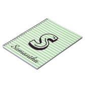 Cahier Monogram Modern Preppy de rentrée scolaire (Côté gauche)
