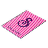 Cahier Monogram Modern Preppy de rentrée scolaire (Côté gauche)