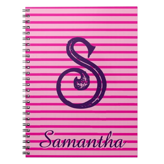 Cahier Monogram Modern Preppy de rentrée scolaire (Devant)
