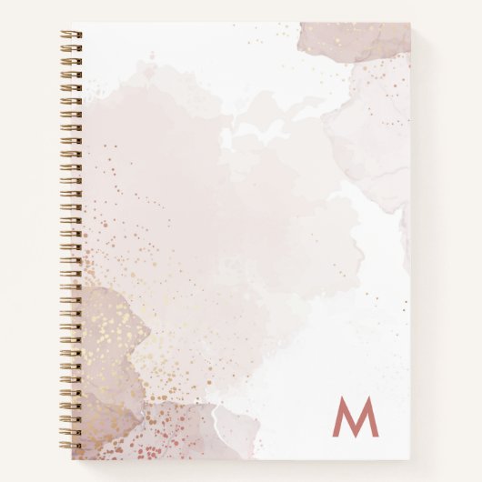 Cahier Monogramme Moderne (Devant)