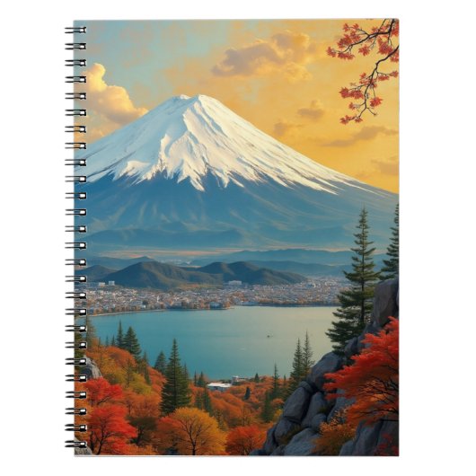 Cahier Mont Fuji Majestueux (Devant)
