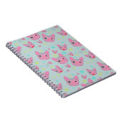 Cahier - Motif de visage de chien mignon (Côté Droit)