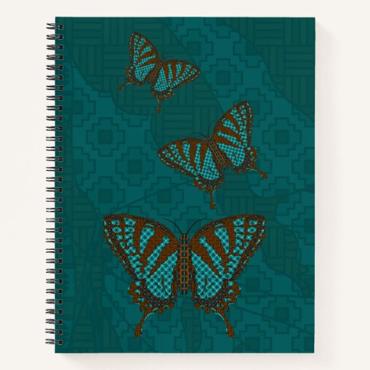 Cahier natif à spirale Swallowtail (Devant)