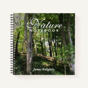 Cahier Nature & Bois Naturel avec Nom