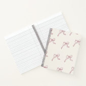 Cahier - Nœud Rose 🎀 Journal (Intérieur)