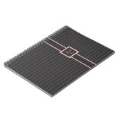 Cahier noir avec rayures roses (Côté gauche)