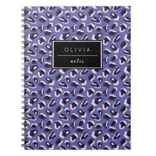 Cahier nommé à motif animal Periwinkle