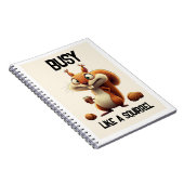 Cahier "Occupé comme un écureuil" (Côté Droit)