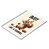 Cahier "Occupé comme un écureuil" (Côté gauche)