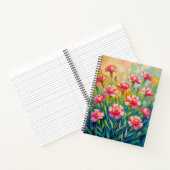 Cahier Œillets Roses (Intérieur)