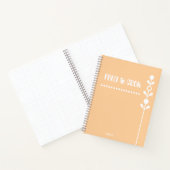 Cahier orange bébé (Intérieur)