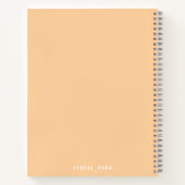 Cahier orange bébé (Dos)