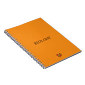 Cahier Orange Cœur Leslie (Côté Droit)