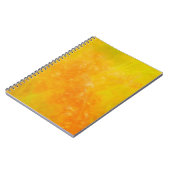 Cahier Orange Lumineux (Côté gauche)