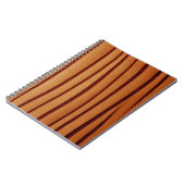 Cahier orange rustique brûlé (Côté gauche)