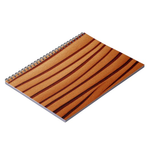 Cahier orange rustique brûlé (Côté gauche)