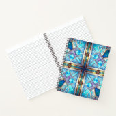 Cahier Orné Bleu (Intérieur)