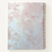 Cahier Orné de Perles Roses et Fleurs (Dos)