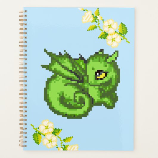 Cahier ou agenda dragon bébé (Devant)
