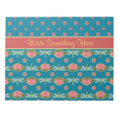 Cahier ou bloc-notes Nymphéas et libellules (Devant)