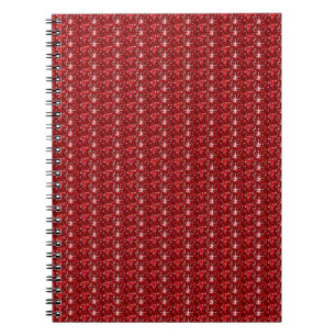 Cahier Pailleté Rouge Foncé