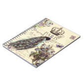 Cahier paon Royal Paris (Côté gauche)