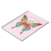 Cahier Papillon Color Splash (Côté gauche)