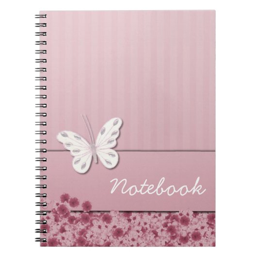 Cahier Papillon et Fleurs (Devant)