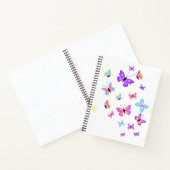 Cahier papillons colorés tendance (Intérieur)