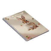 Cahier Pastel de Lapin Bébé (Côté Droit)