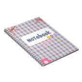 Cahier Pastel Mignon | Journal Esthétique Doux (Côté Droit)