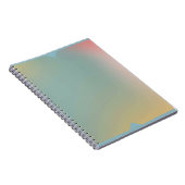 Cahier Pastel Ombre Dégradé Douce Couverture Avant (Côté Droit)