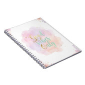 Cahier Pastel Thème Good Vibes Only | (Côté Droit)