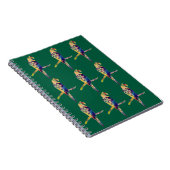 Cahier perroquet coloré (Côté Droit)