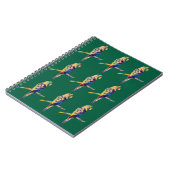 Cahier perroquet coloré (Côté gauche)