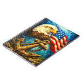 CAHIER PERSONNALISABLE AIGLE AMÉRICAIN (Côté gauche)