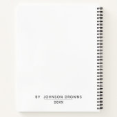 Cahier personnalisé (Dos)